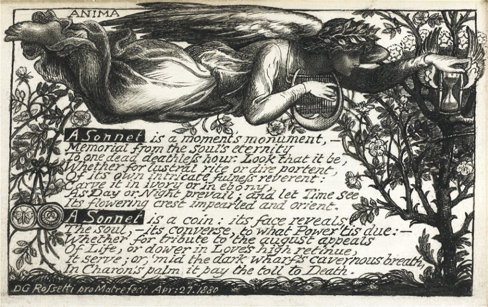 Dante Gabriel Rossetti - Anima - The Sonnet