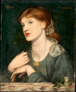 Dante Gabriel Rossetti - Il Ramoscello - 1943.201 - Harvard Art Museums. Free illustration for personal and commercial use.