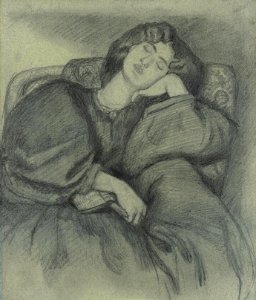 Dante Gabriel Rossetti - Jane Morris asleep