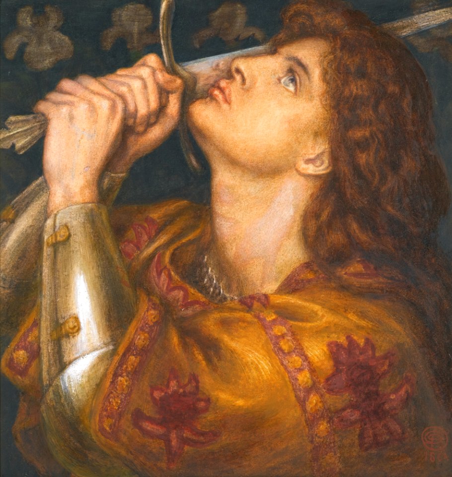 Dante Gabriel Rossetti - Joan of Arc (1864)