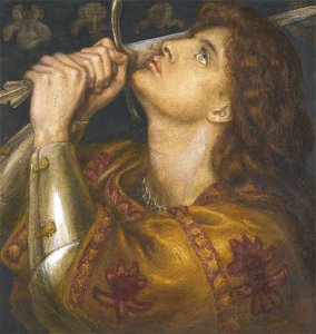 Dante Gabriel Rossetti - Joan of Arc (1864)