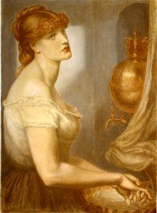 Dante Gabriel Rossetti - Study for La Bella Mano