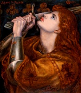 Dante Gabriel Rossetti - Joan of Arc (1882)FXD