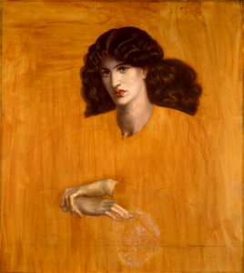 Dante Gabriel Rossetti - La Donna Della Finestra (The Lady of Pity) - Google Art Project. Free illustration for personal and commercial use.