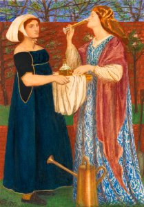 Dante Gabriel Rossetti - The Bower Garden
