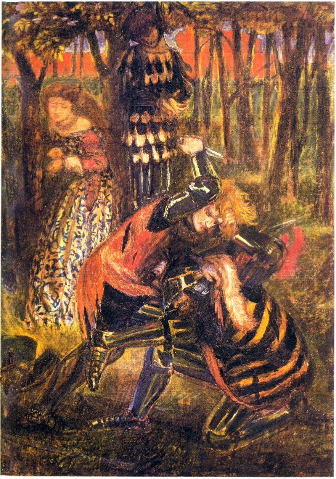 Dante Gabriel Rossetti - The Death of Breuze Sans Pitié