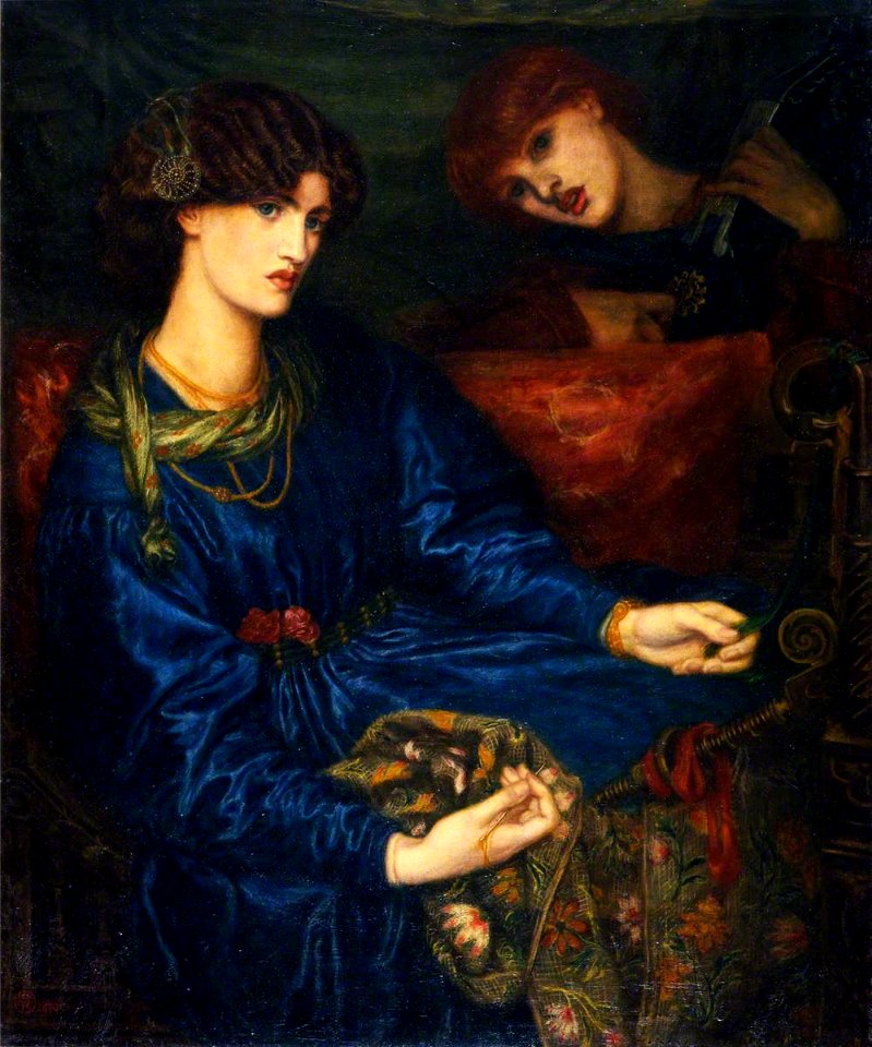 Dante Gabriel Rossetti - Mariana (1870)