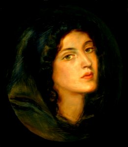Dante Gabriel Rossetti - Miss Burton. Free illustration for personal and commercial use.