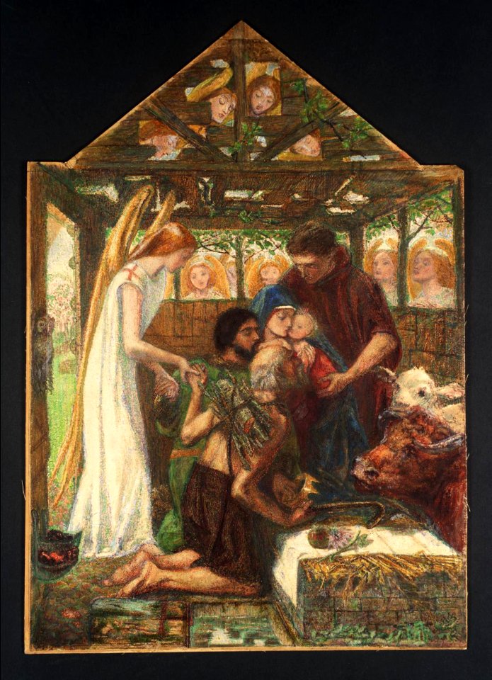 Dante Gabriel Rossetti - The Seed of David (1856 ca) - 2
