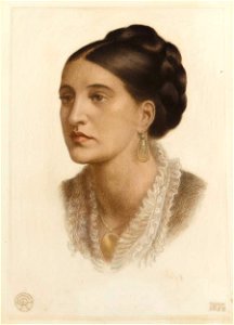 Dante Gabriel Rossetti - Mrs. Georgina Fernandez