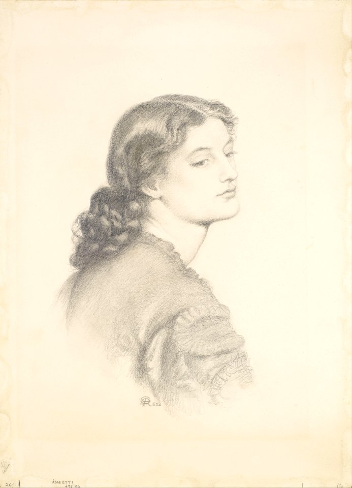 Dante Gabriel Rossetti - Portrait of Ada Vernon - Google Art Project