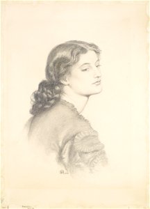 Dante Gabriel Rossetti - Portrait of Ada Vernon - Google Art Project