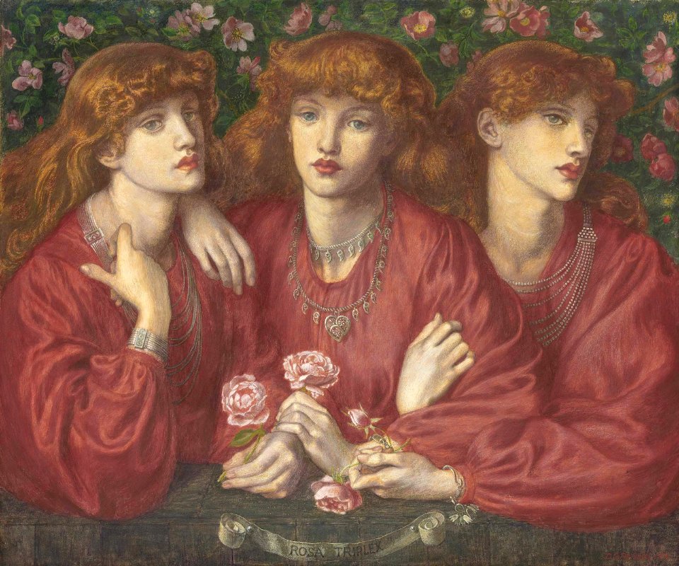 Dante Gabriel Rossetti - Rosa Triplex (1874)
