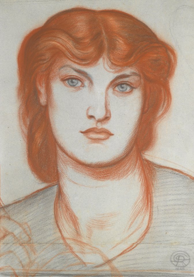 Dante Gabriel Rossetti - Regina Cordium (Study of Alexa Wilding)