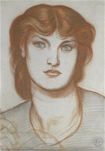Dante Gabriel Rossetti - Regina Cordium (Study of Alexa Wilding)