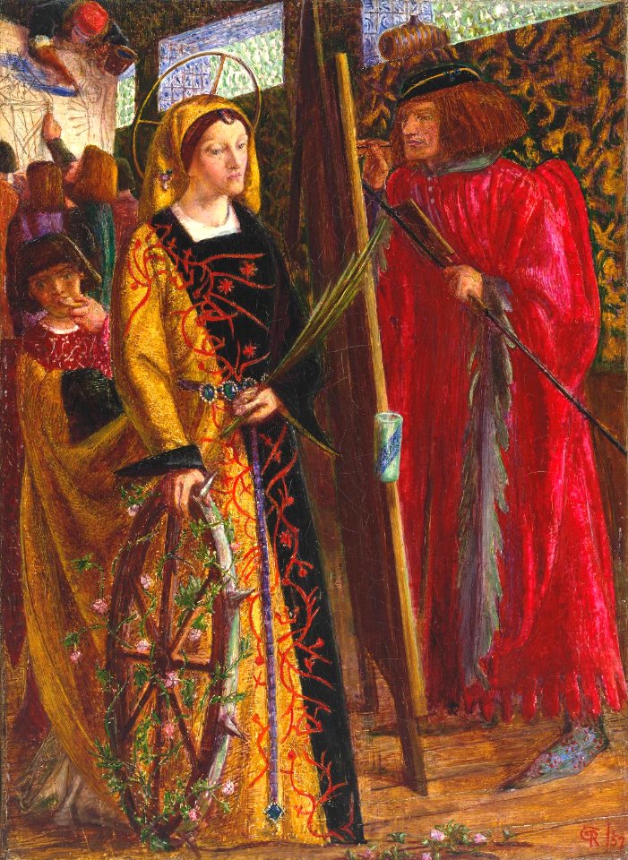 Dante Gabriel Rossetti - St Catherine