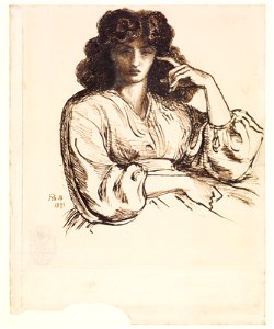 Dante Gabriel Rossetti - Portrait of Jane Morris - Google Art Project