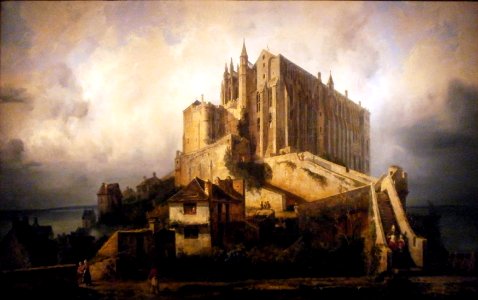 Danvin, Victor Marie Félix - Vue du Mont Saint-Michel