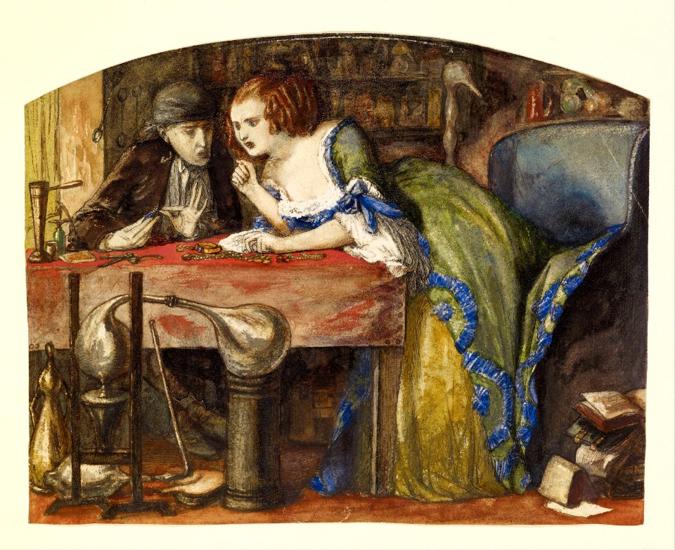 Dante Gabriel Rossetti - The Laboratory - Google Art Project