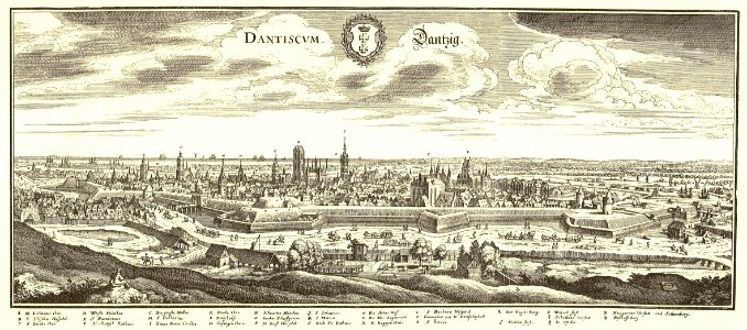 Danzig Merian 1643 Farbe