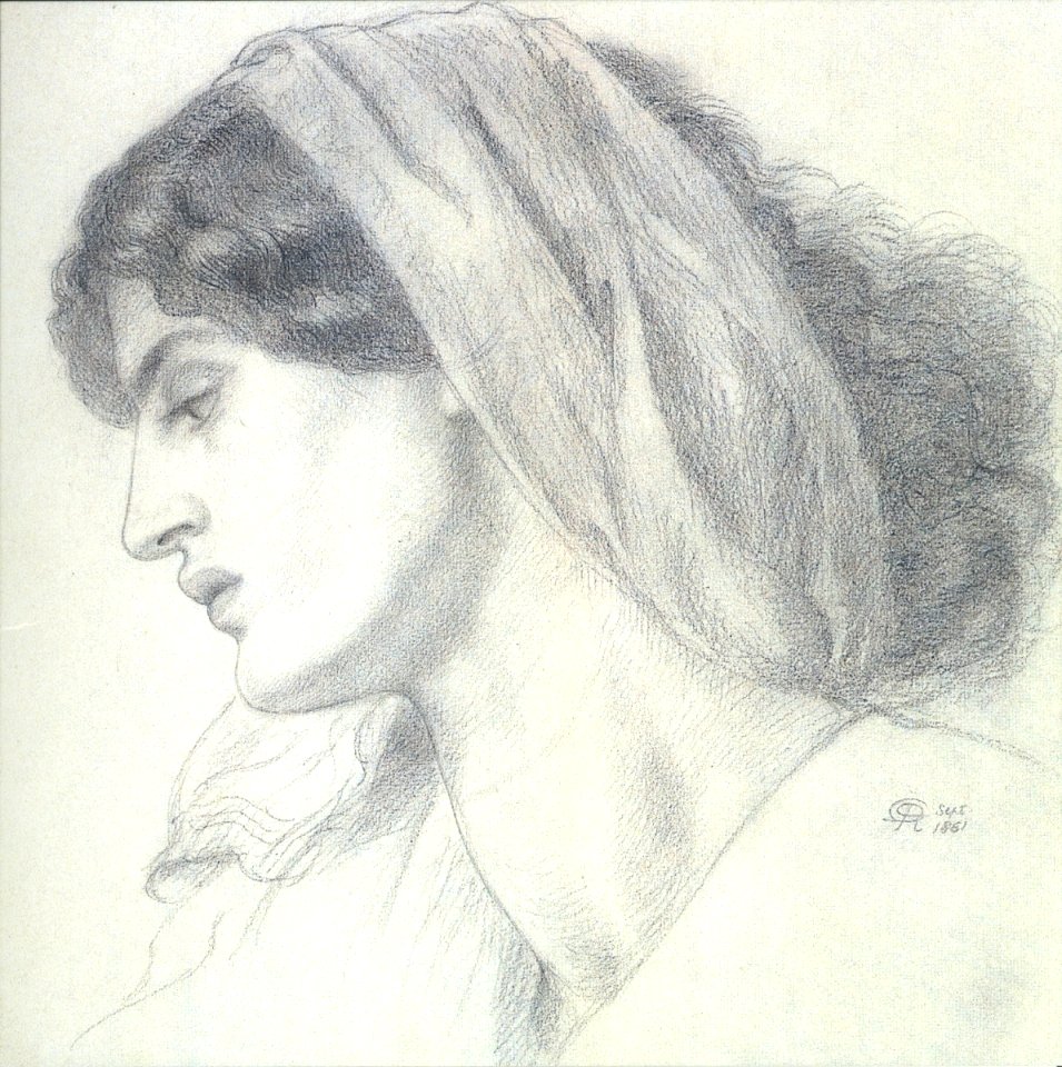 Dante Gabriel Rossetti - The Seed of David (study of Jane Morris for the Virgin)