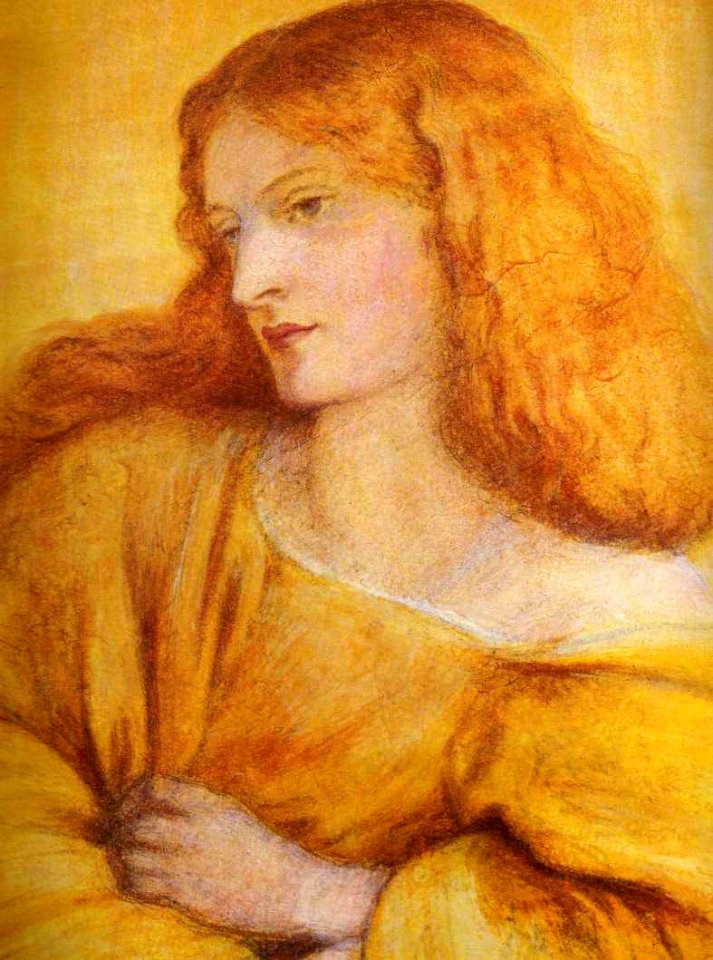 Dante Gabriel Rossetti - Woman in Yellow