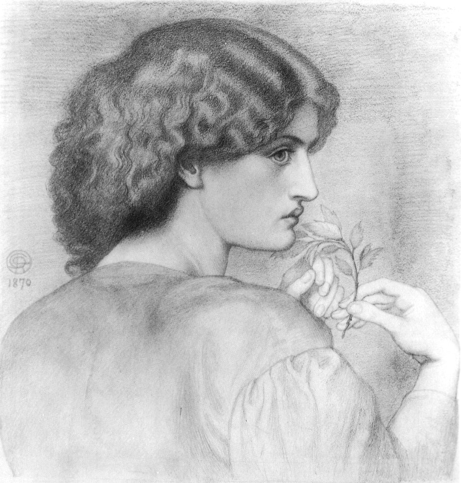 Dante Gabriel Rossetti The Roseleaf
