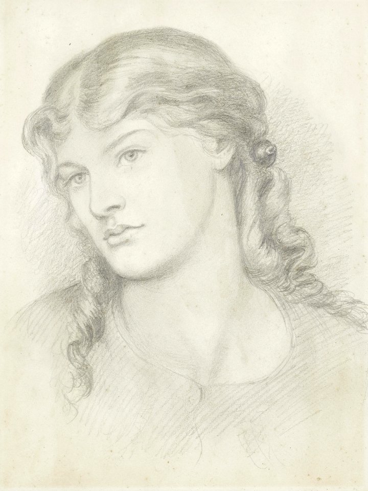 Dante Gabriel Rossetti Portrait of Alexa Wilding