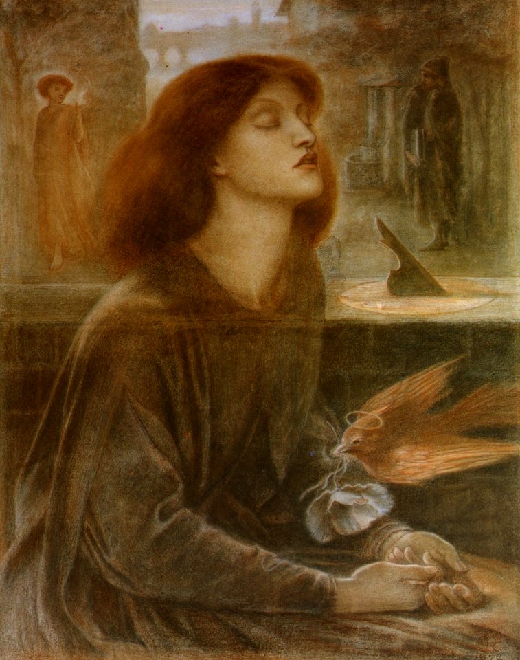 Dante Gabriel Rossetti Beata Beatrix Pastel 1872