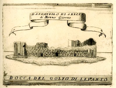 Dardanello di Grecia di Mezzo Giorno - Coronelli Vincenzo - 1688