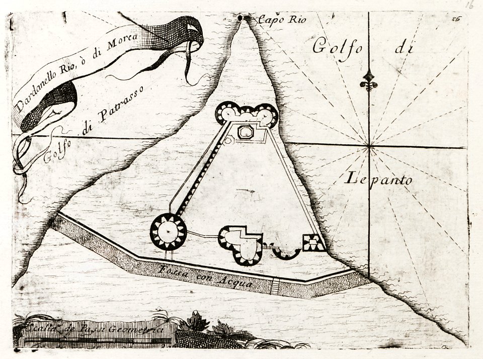 Dardanello Rio, o di Morea - Coronelli Vincenzo - 1686