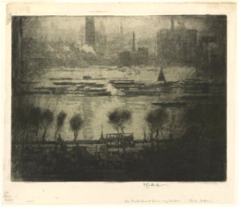 Dark day on the embankment - J. Pennell. LCCN2002705956