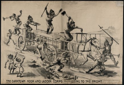 Darktown hook and ladder corps-going to the front LCCN91724480