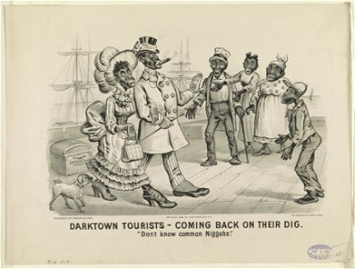 Darktown tourists - coming back on their dig LCCN91790024