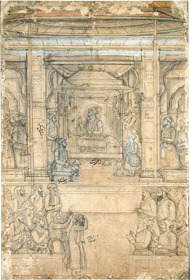 Darbar of Shah Jahan in the Delhi Divan-i Khas (6125077970)