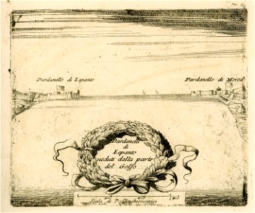 Dardanelli di Lepanto veduti dalla parte del Golfo - Coronelli Vincenzo - 1688