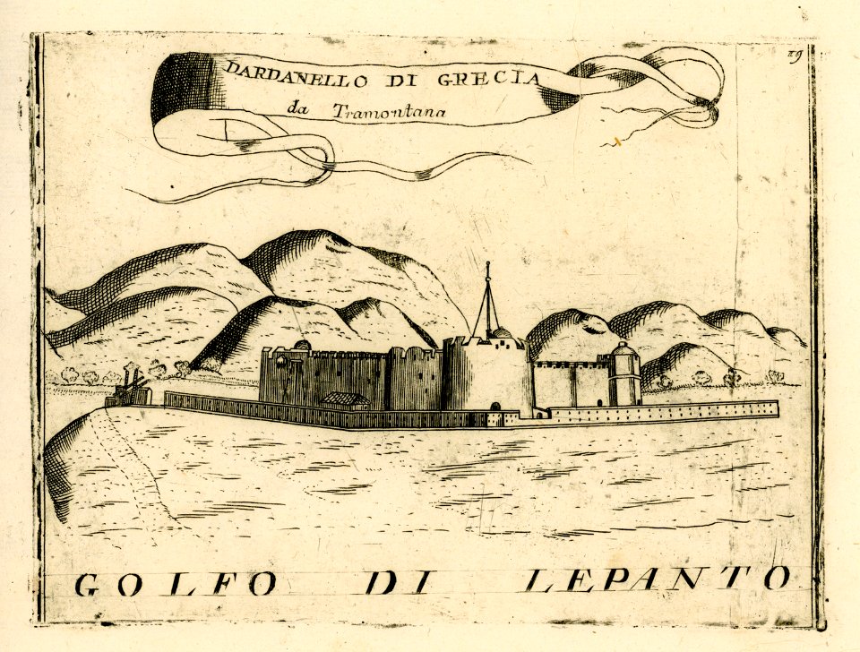 Dardanello di Grecia da Tramontana - Coronelli Vincenzo - 1688