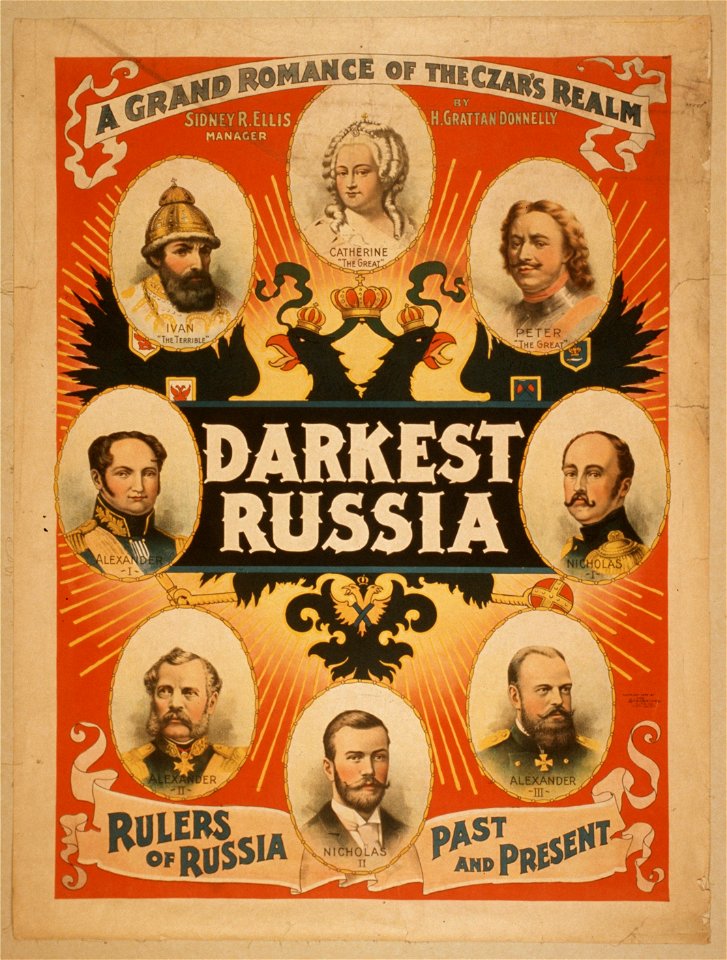 Darkest Russia a grand romance of the Czar's realm. LCCN2014636128