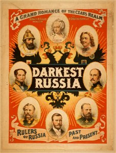Darkest Russia a grand romance of the Czar's realm. LCCN2014636128