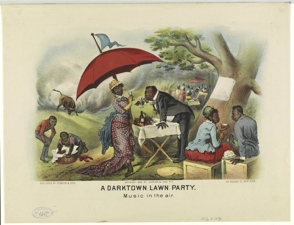 Darktown lawn party- Music in the air LCCN91724506