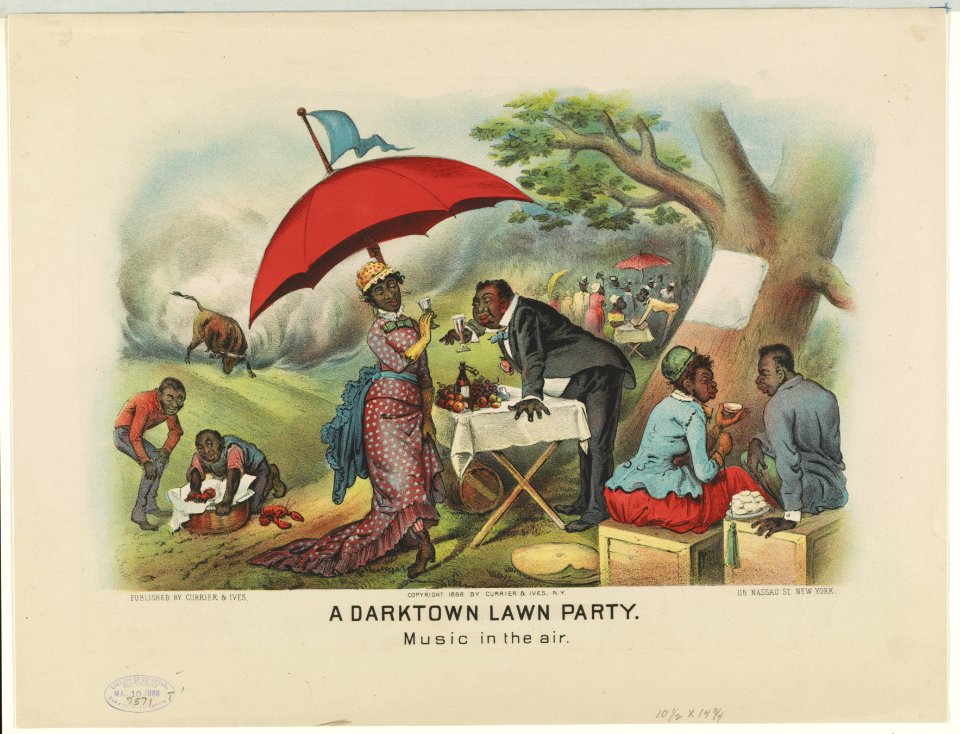 Darktown lawn party- Music in the air LCCN91724506