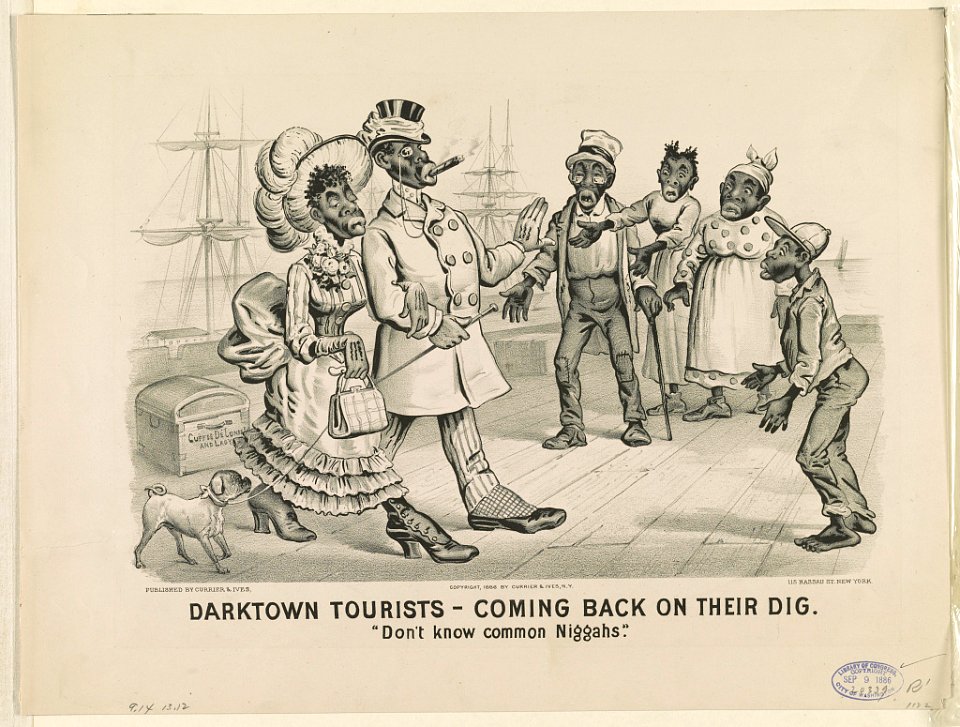 Darktown tourists - coming back on their dig LCCN91789885
