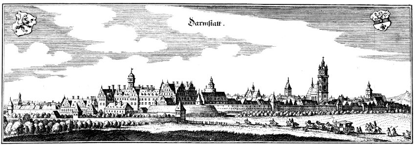Darmstadt De Merian Hassiae