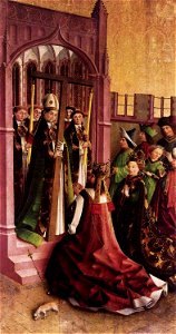 Darmstadt Altarpiece Constantine and His Mother Helena Venerating the True Cross