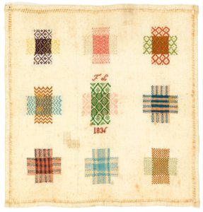Darning sampler - Google Art Project (6814946). Free illustration for personal and commercial use.