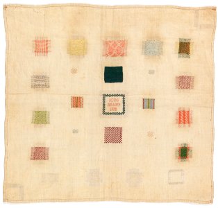 Darning sampler - Google Art Project (6848368). Free illustration for personal and commercial use.