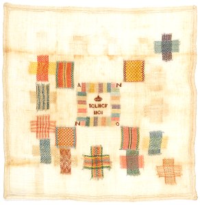 Darning sampler - Google Art Project (6814945). Free illustration for personal and commercial use.