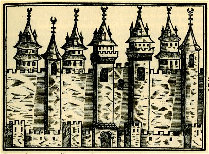 Das Castell von Siebenthürmen - Schweigger Salomon - 1608