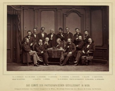 Das Comite der Photographischen Gesellschaft in Wien 1877
