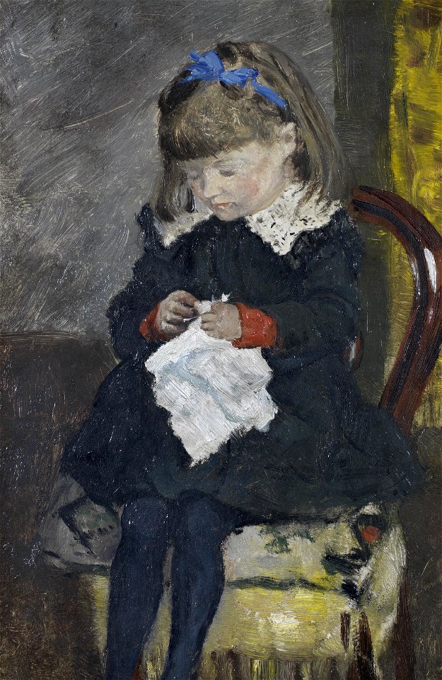 Darío de Regoyos Portrait of Emma Bogaerts